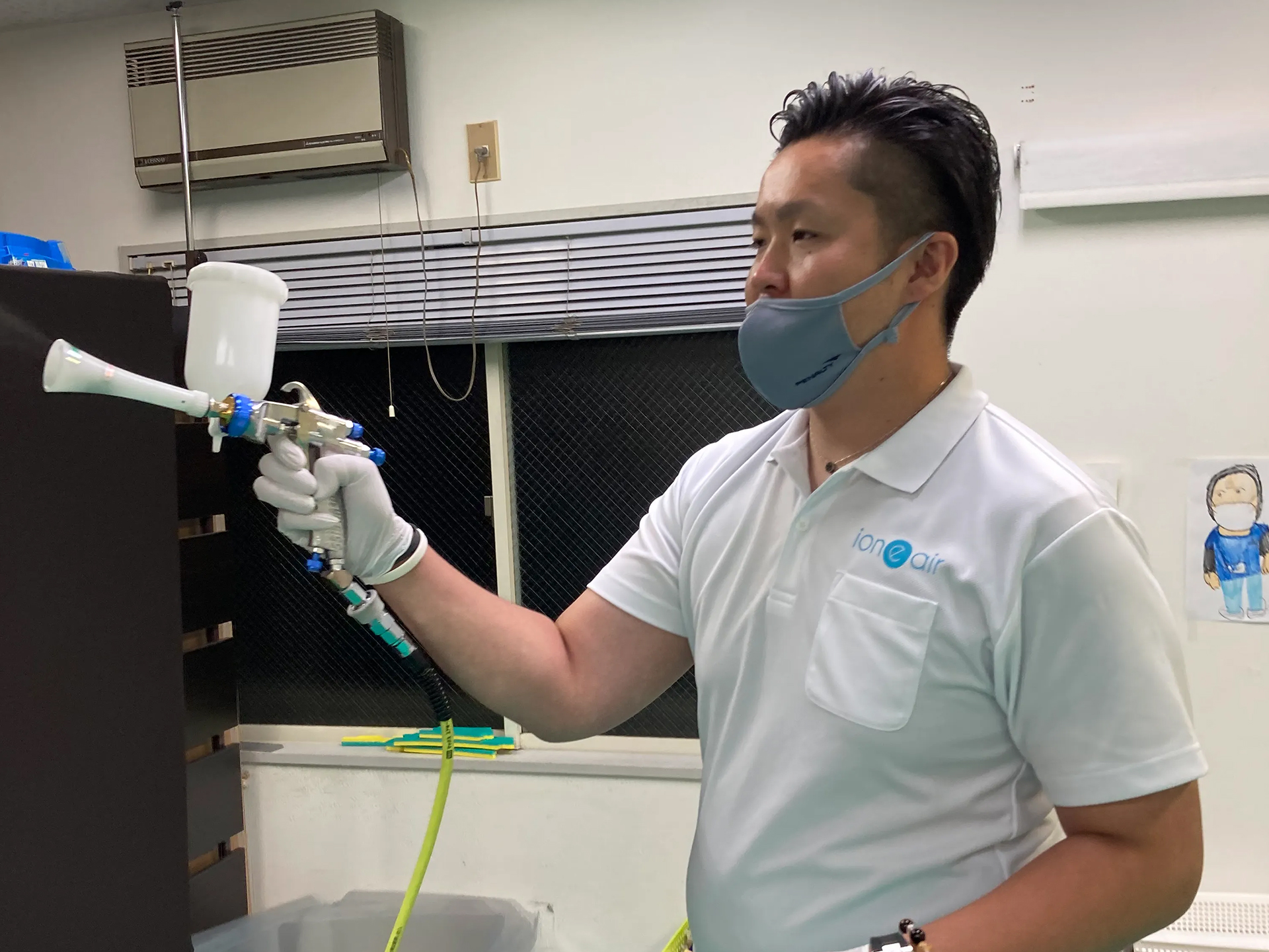 GCU×ONEART”イオニアミスト施工”＠都内に同行してきました！