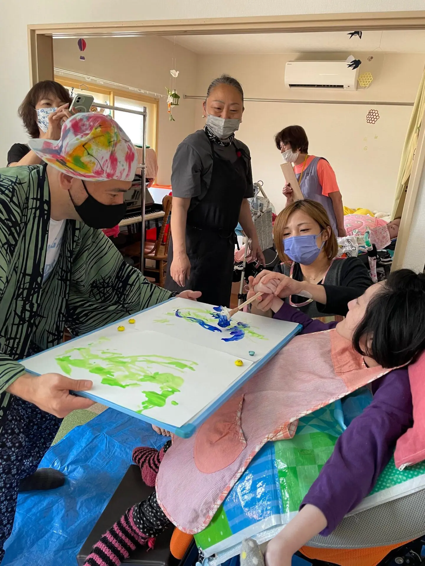 北海道江別市”かりんの華”でお絵描きしてきました！