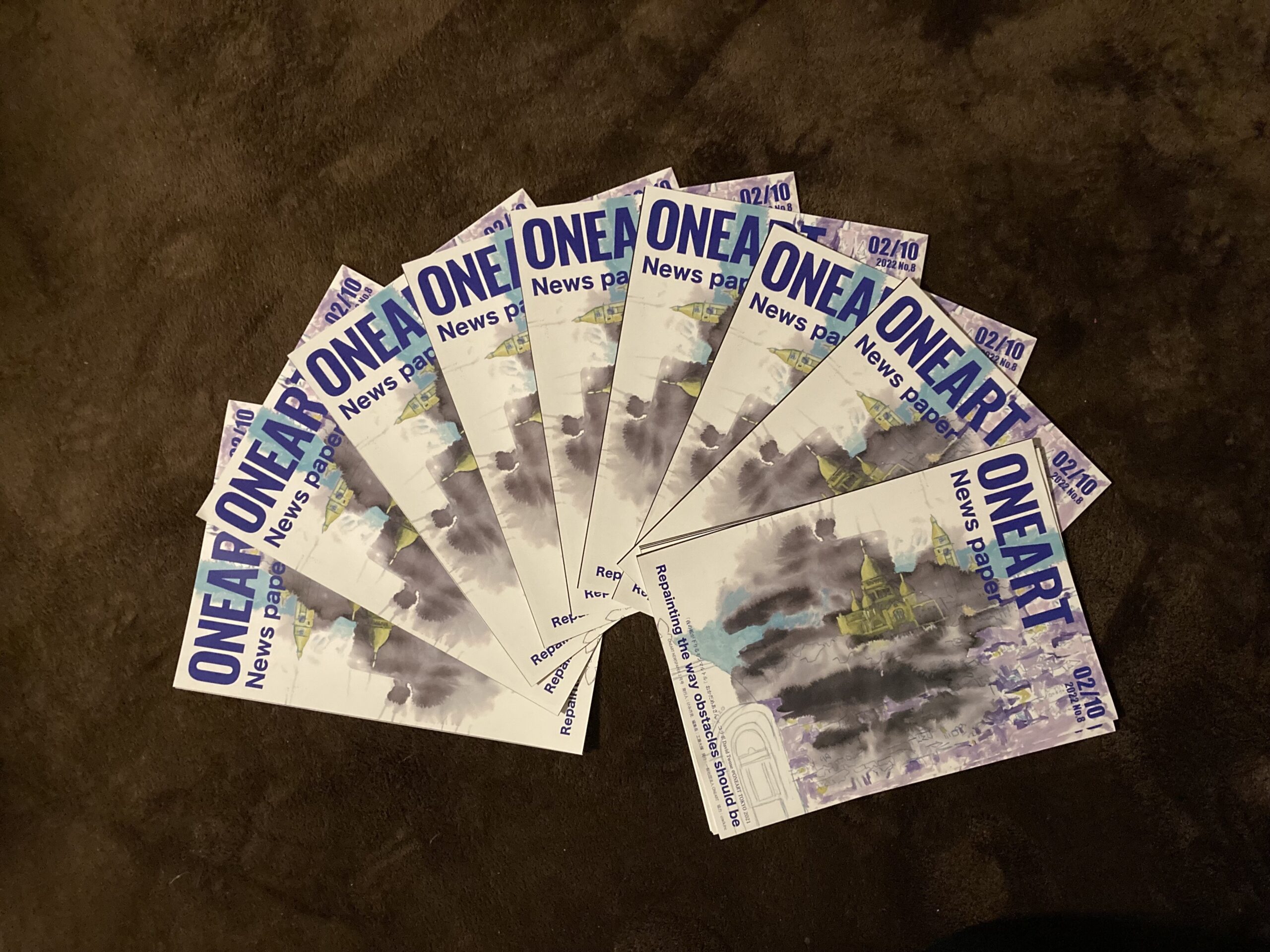 ONEART News paper送りました！