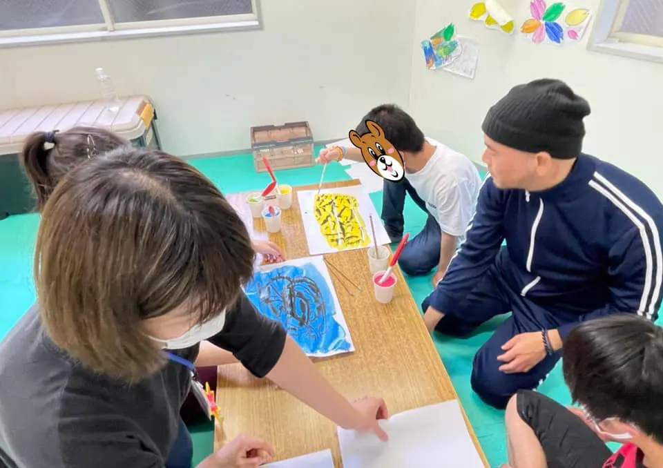 くまさん保谷教室でお絵かきしてきました