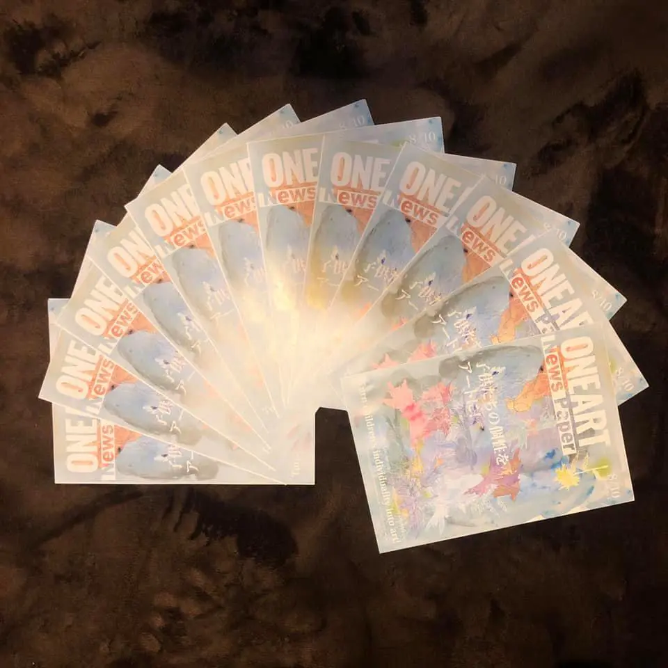 ONEART新聞、８月号が完成です！！