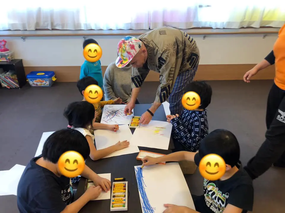 障がい児コラボアートDAC描き納め　第二弾！