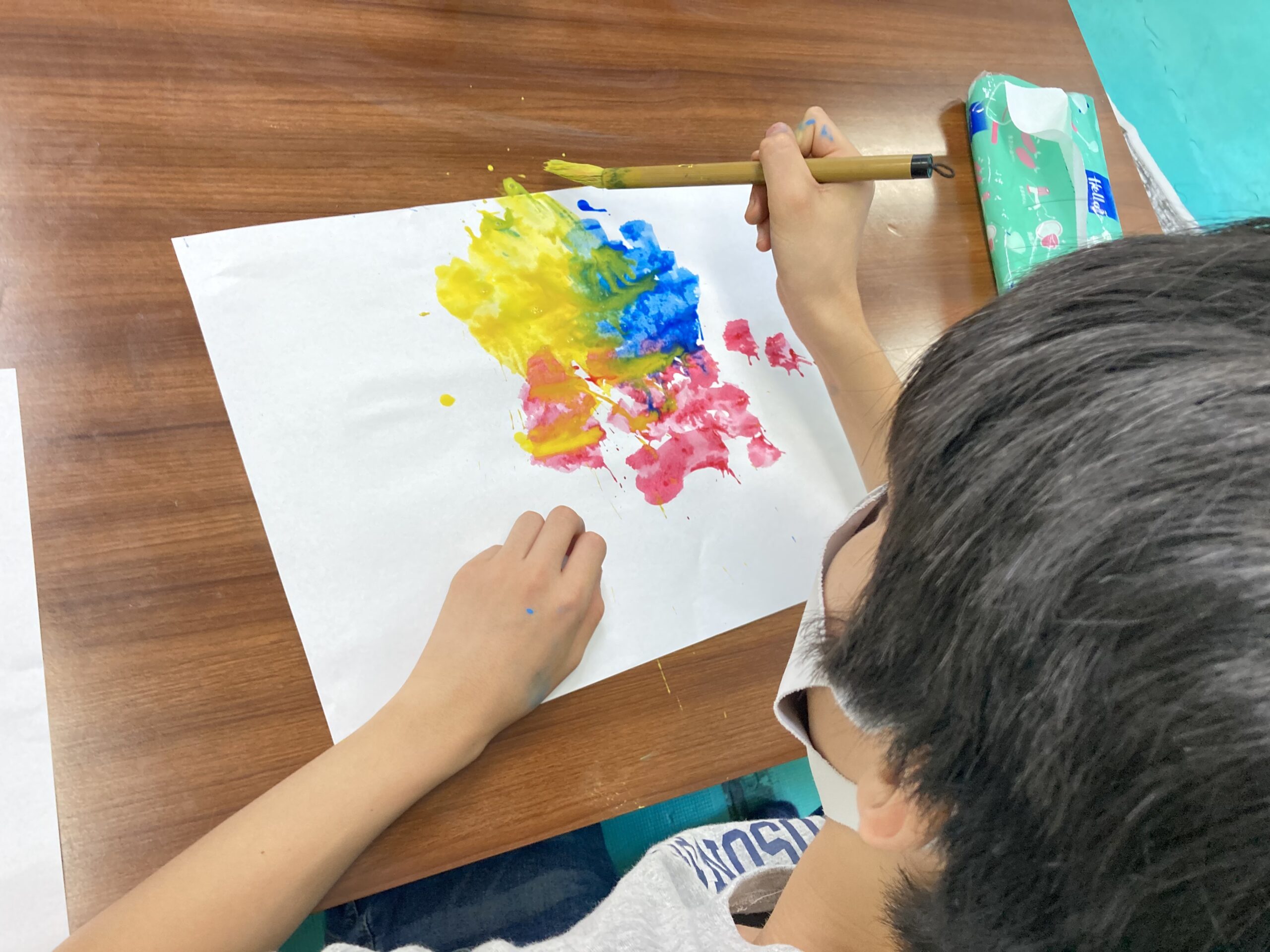 練馬区の施設「くまさん保谷教室」でお絵かきして来ました！