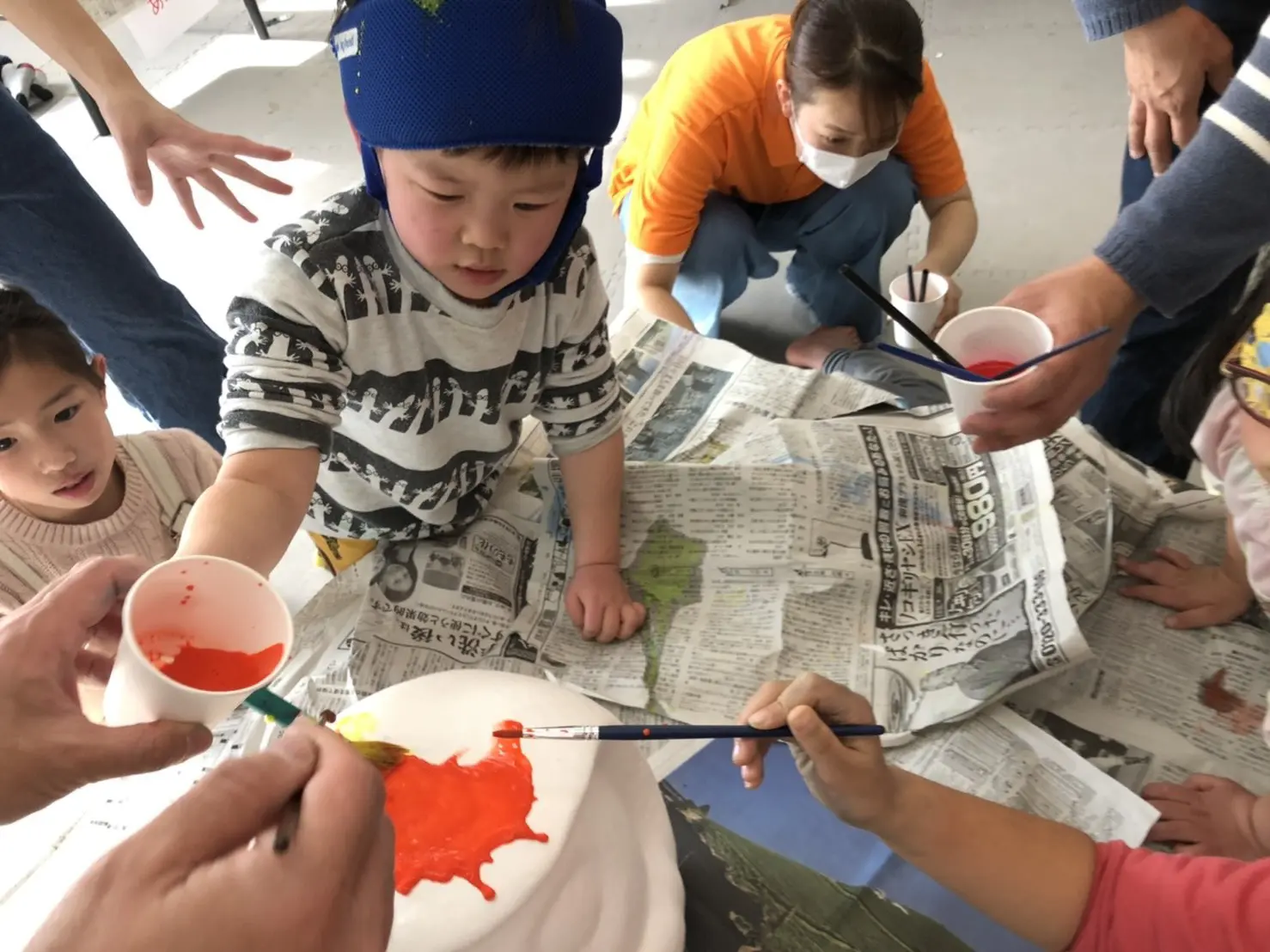 大阪の施設「えがおの教室　村野駅前」でお絵かきして来ました！