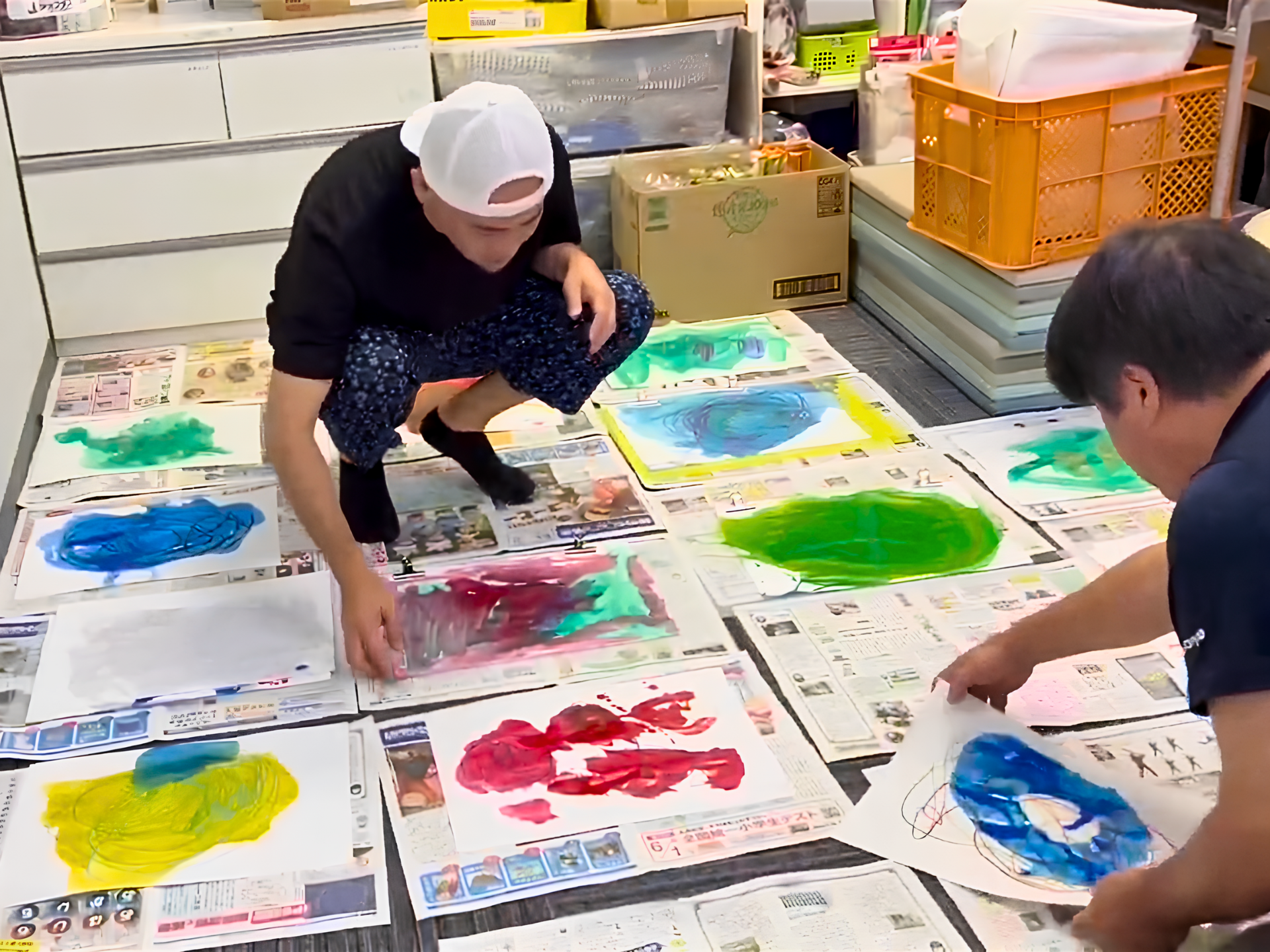 ONEART2025&nbsp;仙台お絵描き報告。施設3件でお絵描きを実施しました。
